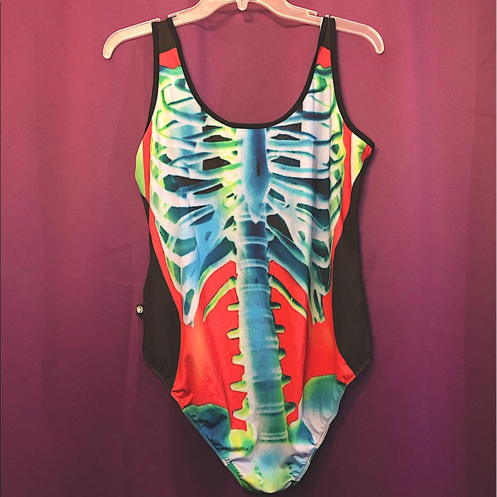 Adidas Originals Rita Ora Skeleton Bodysuit